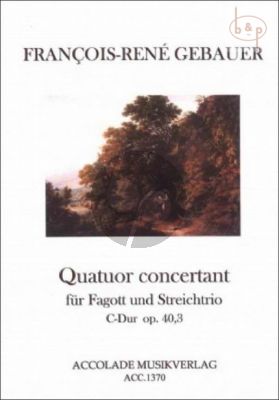 Quatuor Concertant C-major Op.40 No.3 (Bassoon-Vi.-Va.-Vc.)