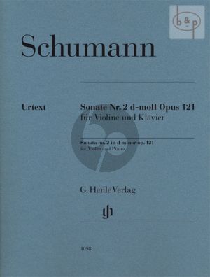 Schumann Sonata No.2 d-minor Op.121Violin and Piano (edited by Ernst Herttrich) (Henle-Urtext)
