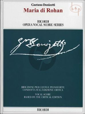 Maria di Rohan (Vocal Score)