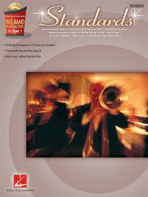 Standards for Trombone (Big Band Play-Along Vol. 7) (Bk-Cd)