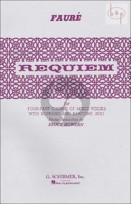 Requiem (Sopr.-Baritone soli-SATB-Orch.) (Vocal Score)