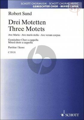 3 Motets SATB with divisions