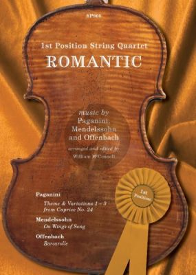 First Position String Quartet: Romantic (Score/Parts) (edited by Williams McConnell)