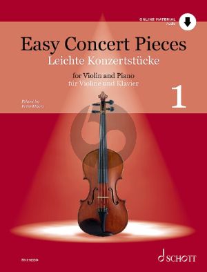 Easy Concert Pieces vol.1 Violin and Piano (Bk-Audio Online) (edited by Peter Mohrs)