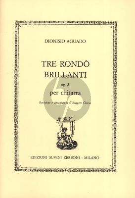 Aguado 3 Rondi Brillanti Op.2 chitarre (Zerboni ed.)