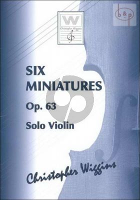 6 Miniatures Op.63 Violin solo