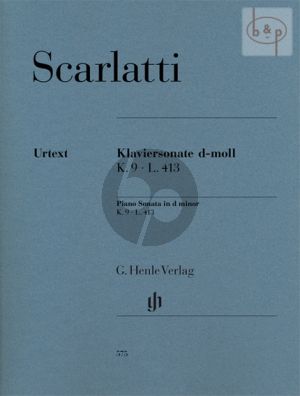 Sonata d-minor K.9 /L.413 (edited by Bengt Johnsson)