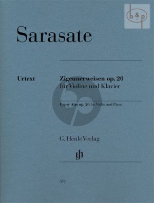 Sarasate Zigeunerweisen (Gypsy Airs) Op. 20 Violine und Klavier (Ernst-Günter Heinemann) (Henle-Urtext)