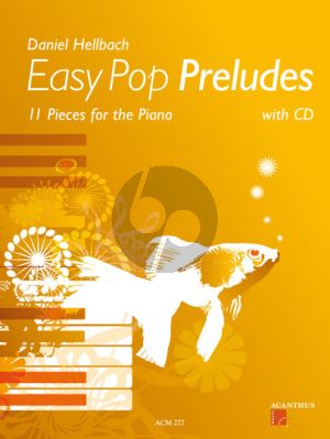 Easy Pop Preludes Piano (Bk-Cd)
