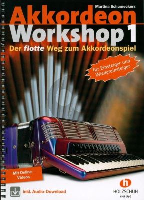 Schumeckers Akkordeon Workshop Vol.1 Bk-CD (Der flotte Weg zum Akkordeonspiel (Lehrmaterial)) (fur Einsteiger und Wiedereinsteiger)