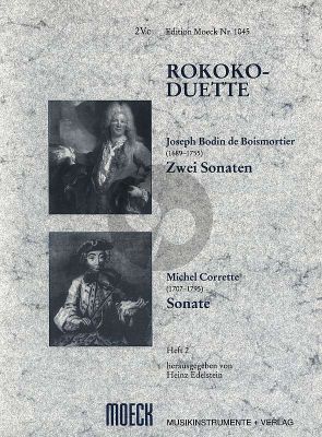 Rokoko Duette Vol. 2 3 Sonaten 2 Violoncellos (Heinz Edelstein)