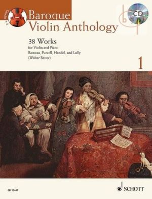 Baroque Violin Anthology Vol.1 (38 Works) (Violin-Piano)