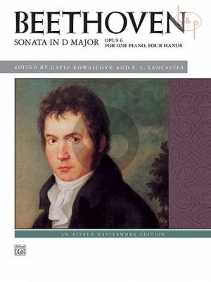 Sonata Op.6 D-major Piano 4 hds.