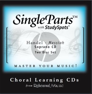 Handel Messiah HWV 56 Soprano (2 CD Set) in English (Single Parts)