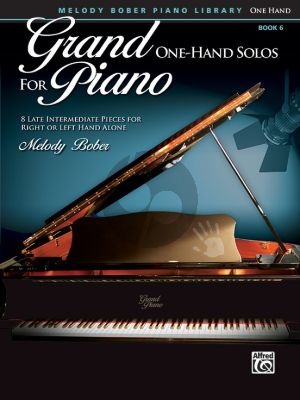 Bober Grand One-Hand Solos Vol.6 8 late intermediate Pieces for Right or Left Hand alone