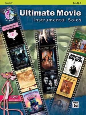 Album Ultimate Movie Instrumental Solos for Horn in F Book with Cd (Arr. various, ed. Bill Galliford) (Level 2 - 3)