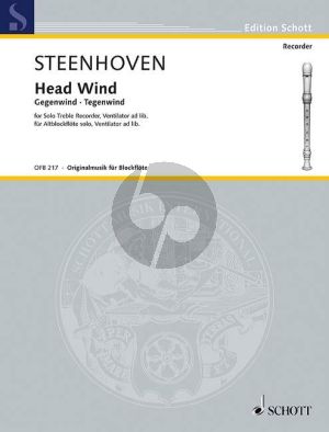 Steenhoven Head Wind Treble Recorder solo (with Ventilator ad lib.)