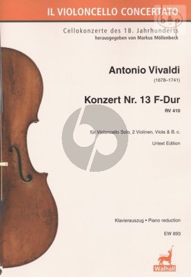 Concerto No.13 F-major RV 410 (Violonc.- 2 Vi.- Va.-Bc)