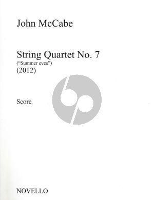 McCabe String Quartet no.7 Summer Eves Score