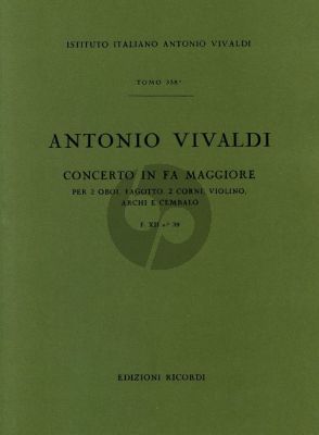 Vivaldi Concerto per Strumenti Diversi in Fa
