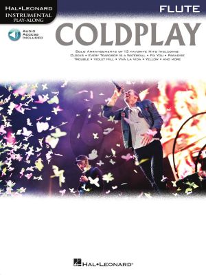 Coldplay for Flute Book with Audio Online (Hal Leonard Instrumental Play-Along)