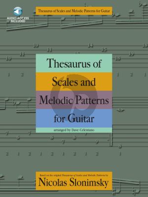 Slonimsky Thesaurus of Scales and Melodic Patterns for Guitar Book with Audio Online