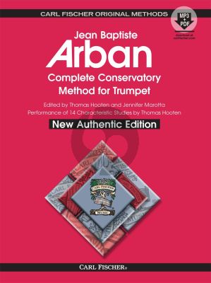 Arban Complete Conservatory Method for Trumpet (Bk-MP3 + PDF Download) (New Authentic Edition) (edited by Thomas Hooten and Jennifer Marotta)