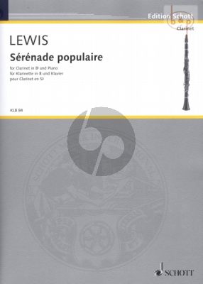 Serenade Populaire for Clarinet Bb and Piano