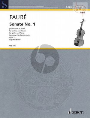 Sonate No.1 Op.13 A-major