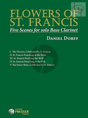 Flowers of St.Francis 5 Scenes for solo Bass Clarinet