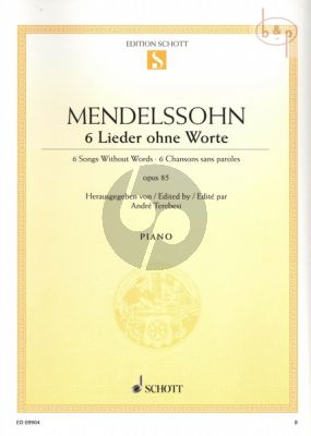 6 Lieder ohne Worte Op.85