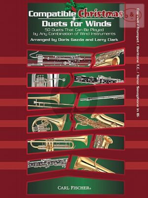 Compatible Christmas Duets for Winds (Bb.) (Clar./Trp./Baritone[TC]/Tenor Sax.)