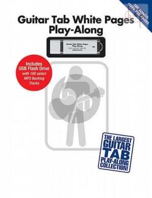 Guitar Tab White Pages Play-Along incl. USB Stick Flash Drive with 100 Select MP3 Backing Tracks