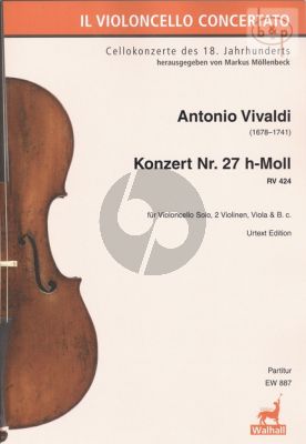 Concerto No.27 B-minor RV 424 (Violonc.solo- 2 Vi.-Va.-Bc.)