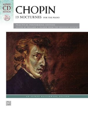 Chopin 19 Nocturnes for Piano Book with Cd (edited by Willard A.Palmer)