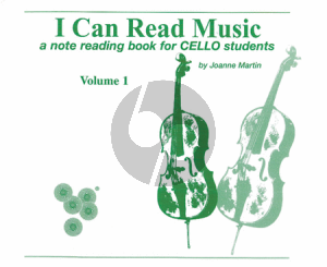 Martin I Can Read Music Vol.1 (A Note Reading Book for Cello Students)