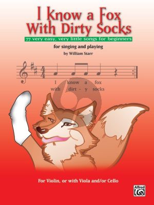 Starr I know a Fox With Dirty Socks Violin Book