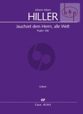Jauchzet dem Herrn, alle Welt (Psalm 100) (SAT Soli-SATB-Orch.) (Vocal Score)