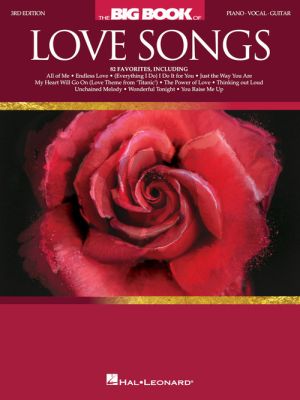 The Big Book of Love Songs Piano-Vocal-Guitar (3th ed.)