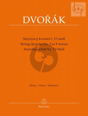 Quartett No.5 f-minor Op.9 (2 Vi.-Va.-Vc.) (Parts)