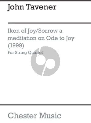 Tavener Ikon of Joy / Sorrow for 2 Violins, Viola and Violoncello Score and Parts