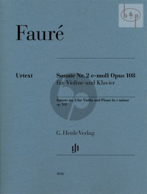 Sonata No.2 e-minor Op.108 Violin and Piano