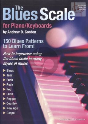 The Blues Scales for Piano-Keyboards