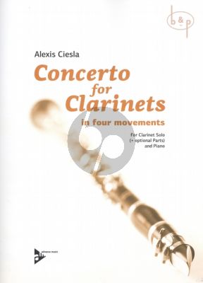 Concerto for Clarinets for Clarinet Bb - Piano