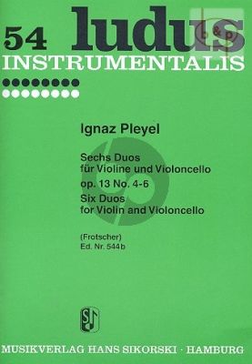 6 Duos Op.13 (No.4 - 6) (Violin-Violoncello)