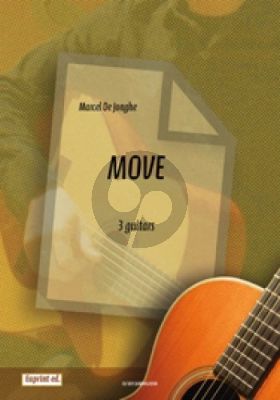 Jonghe Move for 3 Guitars or Guitar Ensemble (Score/Parts)