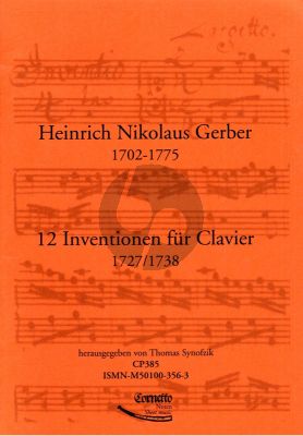 Gerber 12 Inventionen fur Clavier (Thomas Synofzik)