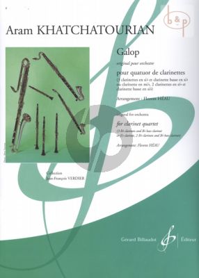 Galop (3 Clar.[Bb]-Bass Clar.) (Score/Parts) (transcr. Florent Heau)