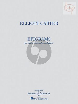 Epigrams Violin-Violoncello-Piano)