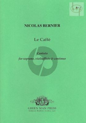 Le Caffe (Cantata) (Soprano-Violin[Flute]-Bc) (Score/Parts)